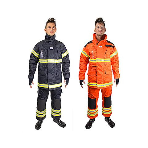 SG03703 Dräger Aramid brandweerpak Dräger presenteert haar kledinglijn die gedragen kan worden tegen brandbestrijding. De kleding is volgens de hoogste normen ontwikkeld en speciaal geschikt voor de brandweerman. Dit pak is het resultaat van een grondige studie van de belangrijkste technische kenmerken en bruikbaarheid. Het pak is verbeterd op acht belangrijke functies ten opzichte van andere brandweerpakken.
